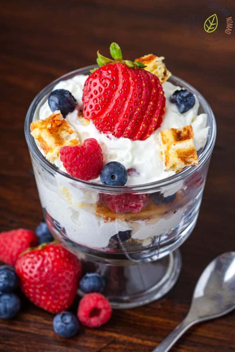 Keto Berry Trifle • Low Carb Nomad