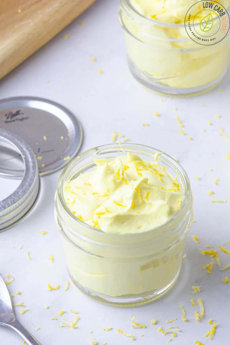 low carb Lemon Mousse