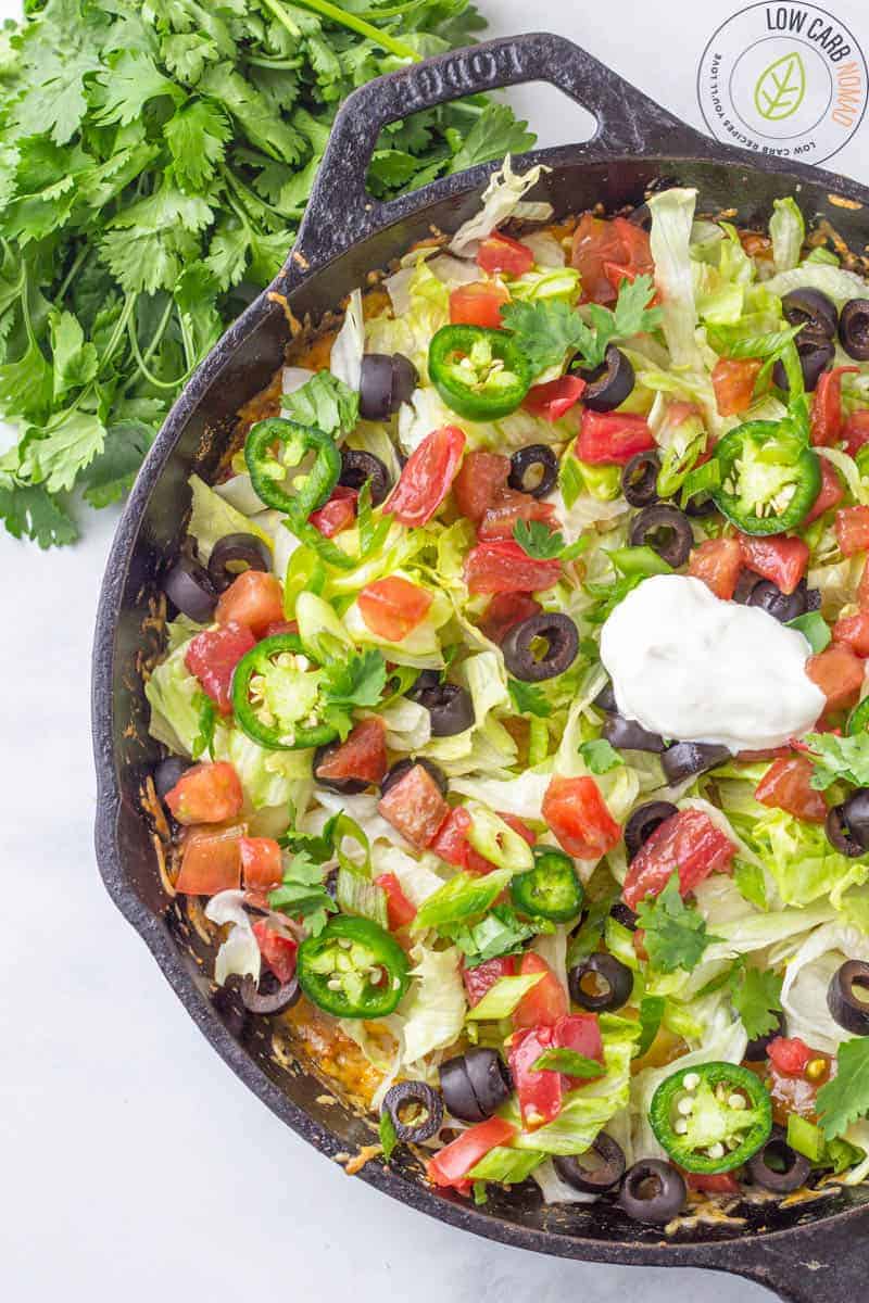 Cheesy Mexican Taco Skillet