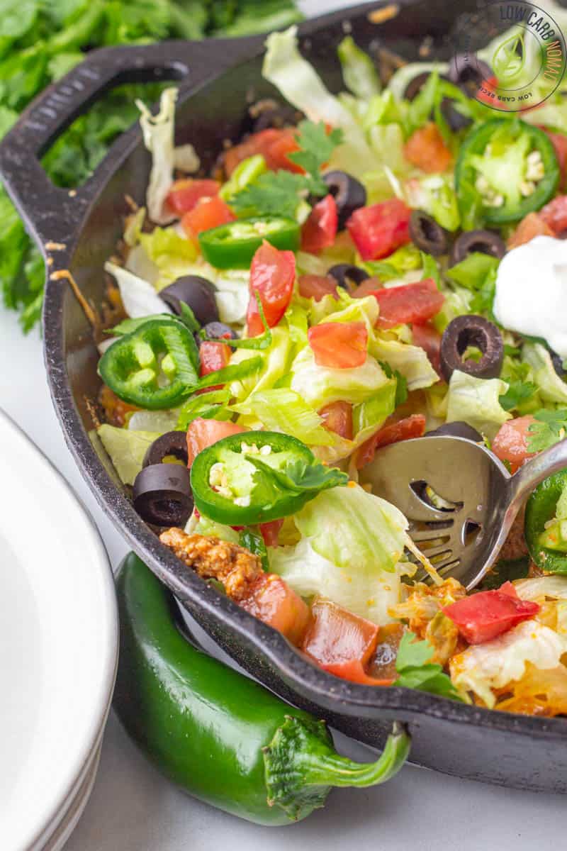 Cheesy Mexican Taco Skillet