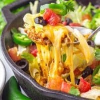 Cheesy Mexican Taco Skillet