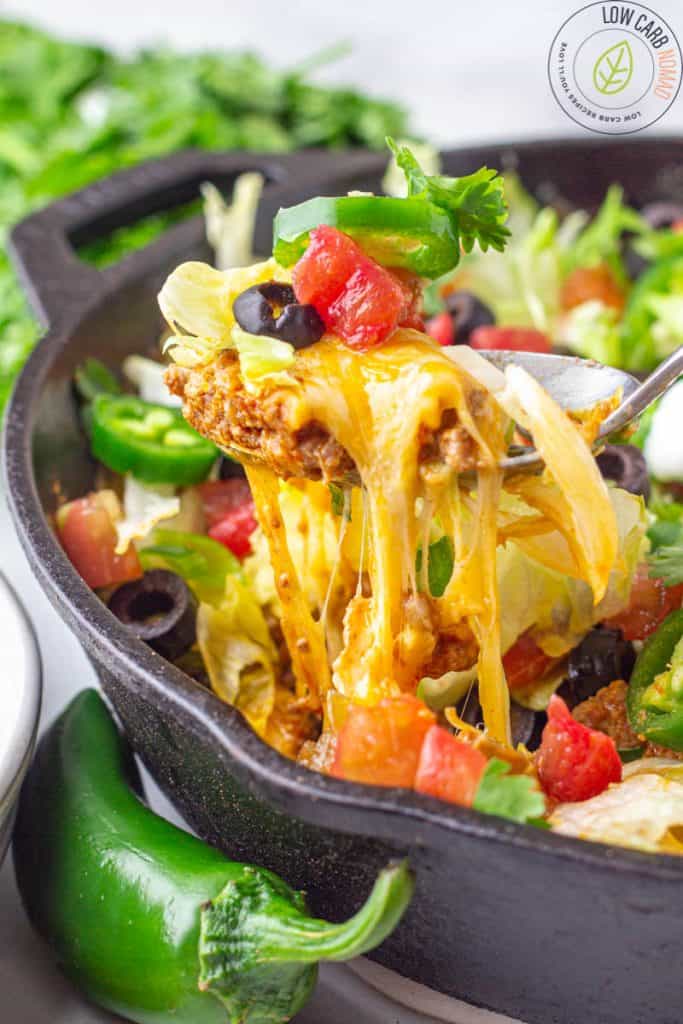 Cheesy Mexican Taco Skillet