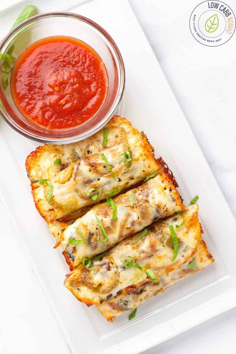 Keto Pizza Roll-ups