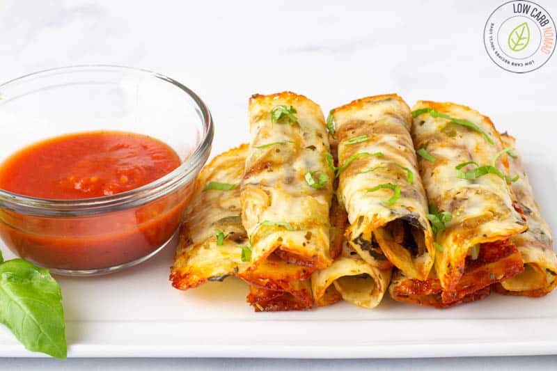 Easy Keto Pizza Roll-Ups