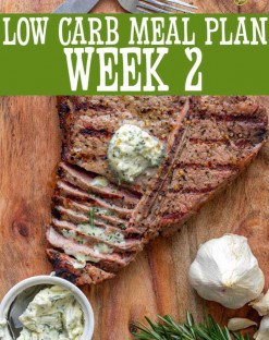 Low carb meal plan week 2