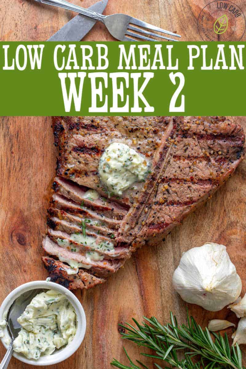 Low carb meal plan week 2