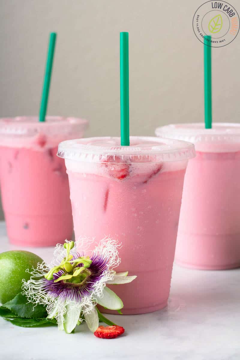 Passion Fruit Iced Tea - Keto Copy Cat Starbucks Legally Blonde drink