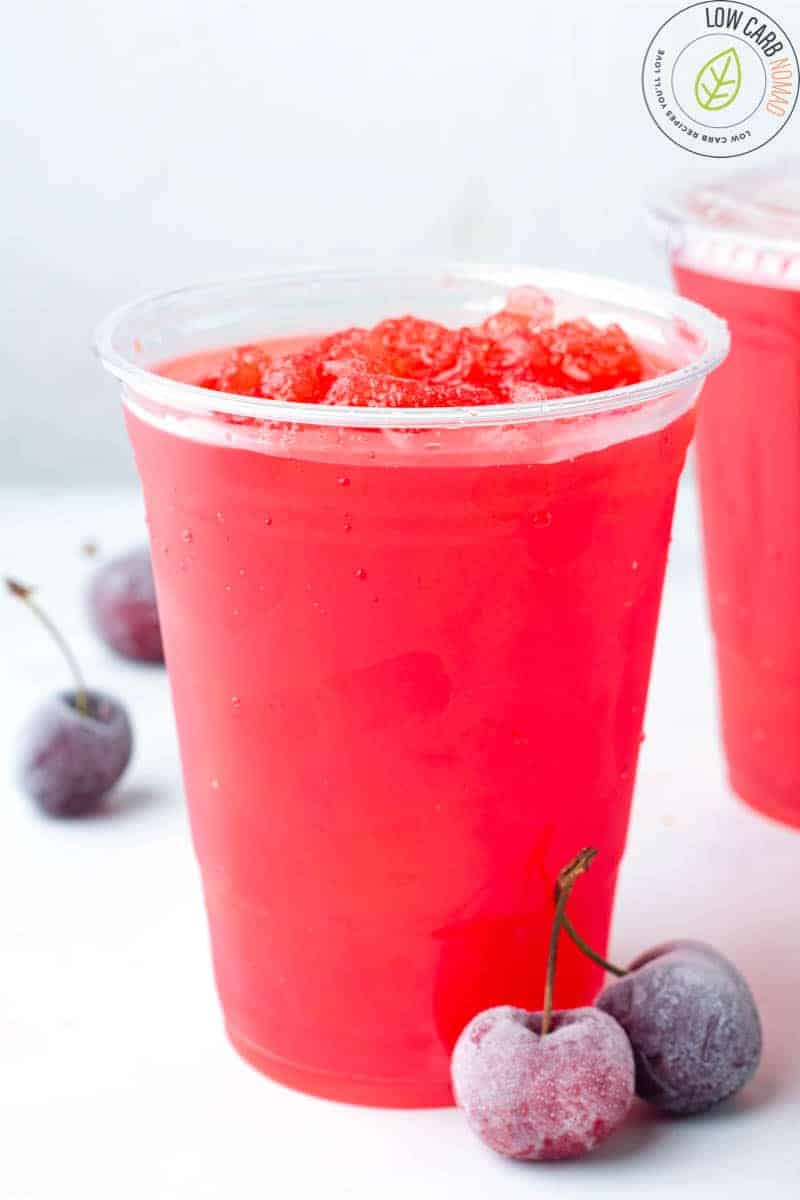 0 Calorie Keto Slushy (Only 3 Ingredients) Recipe - Keto-Friendly