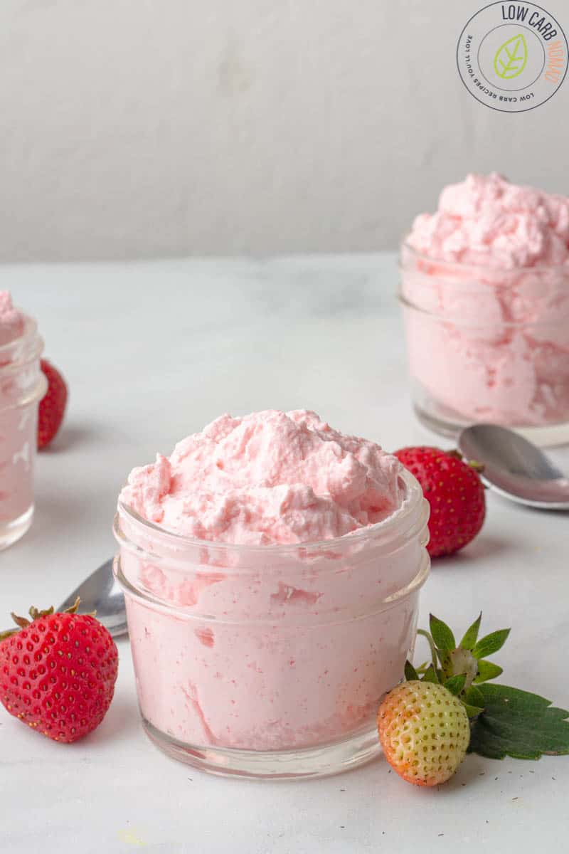 keto Strawberry Mousse