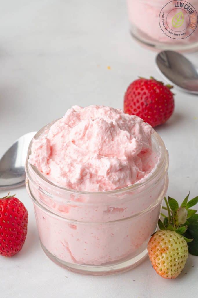 Low Carb Strawberry Mousse
