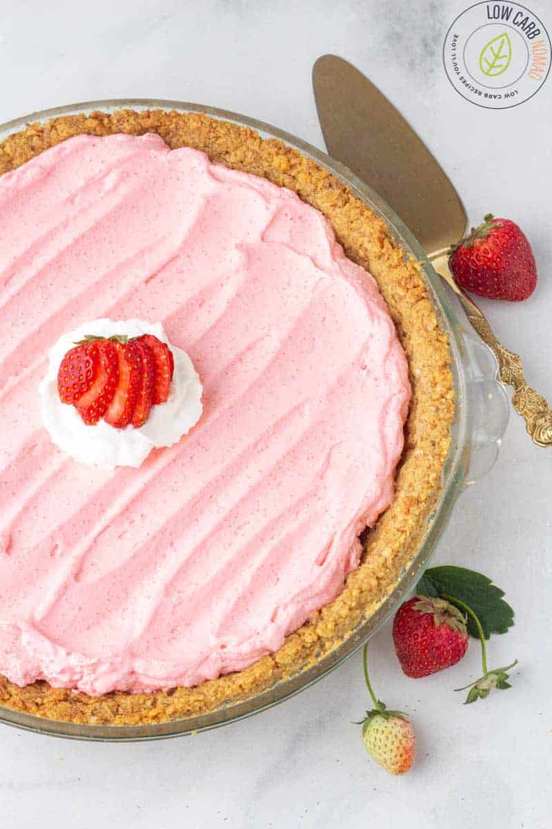 keto strawberry pie