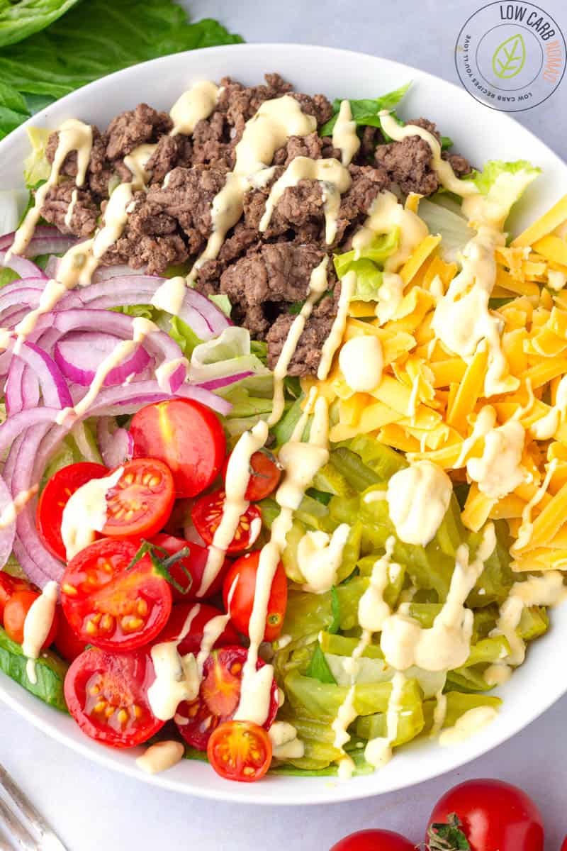 Big Mac Salad- Cheeseburger Salad