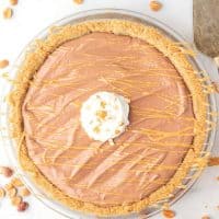 Chocolate Peanut Butter Keto Pie