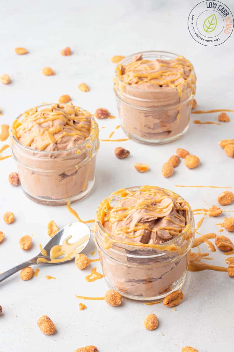 Keto Chocolate Peanut Butter Mousse