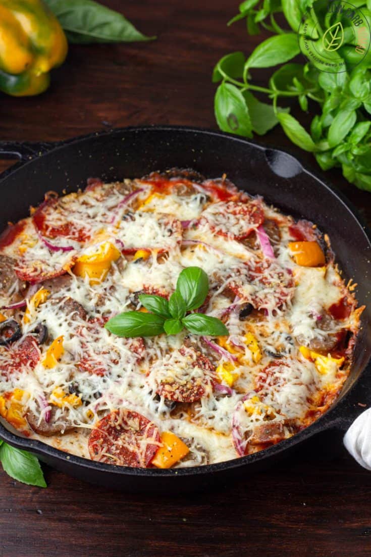 Easy Keto Crustless Pizza (Quick & Easy!) • Low Carb Nomad