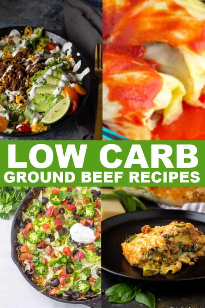 LOW CARB GROUND BEEF RECIPES