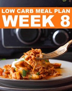 Low Carb Meal Plan Week 8