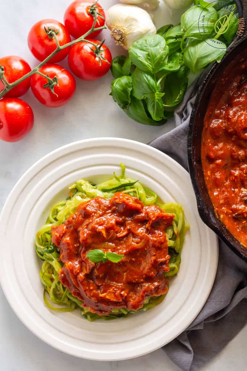 Low Carb Arrabbiata Sauce