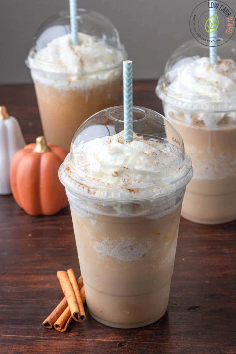 Low Carb Pumpkin Spice Frappuccino