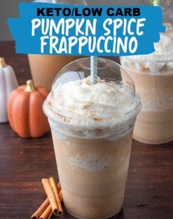 Low Carb Pumpkin Spice Frappuccino RECIPE