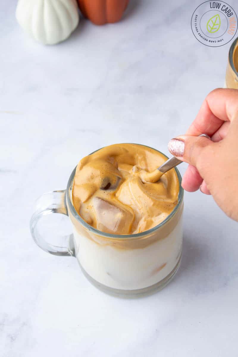 Pumpkin Spice keto Whipped Coffee