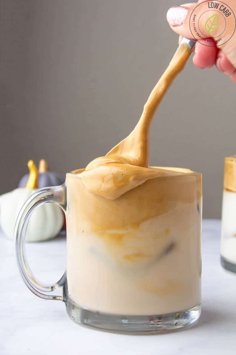 Low Carb Pumpkin Spice Whipped Coffee