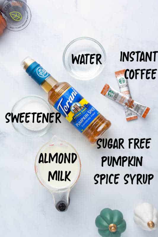 Low Carb Pumpkin Spice Whipped Coffee IINGREDIENTS