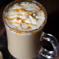 Low Carb Salted Caramel Pumpkin Spice Latte