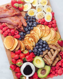 Breakfast pancake Board