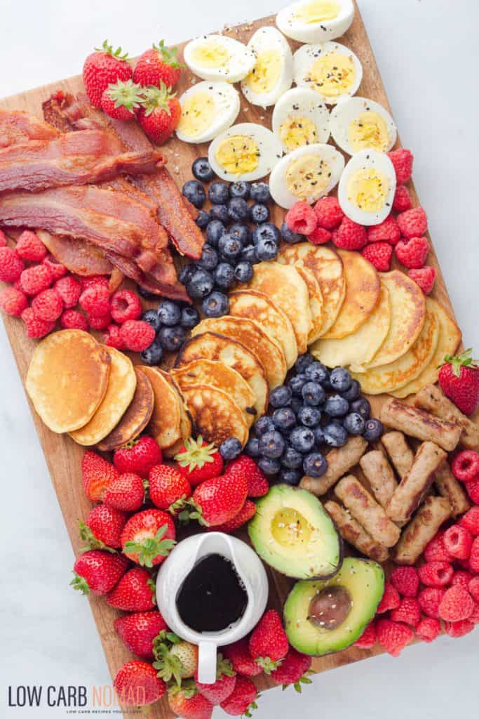 Breakfast pancake Board