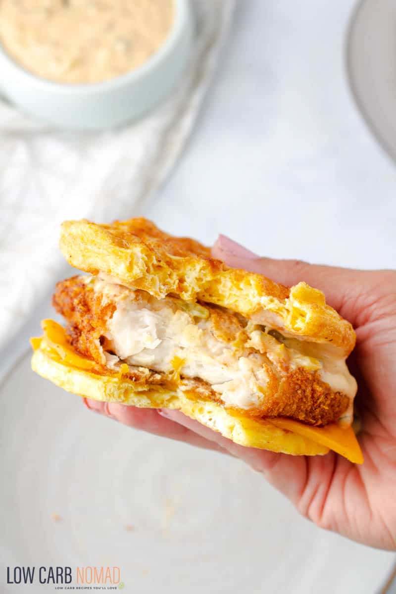 Keto Fried Fish sandwich