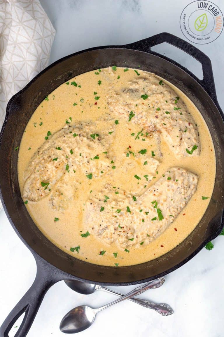 Easy Baked Lemon Garlic Tilapia • Low Carb Nomad