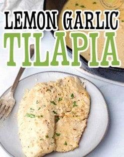 Lemon Garlic Tilapia Recipe - LOW CARB NOMAD