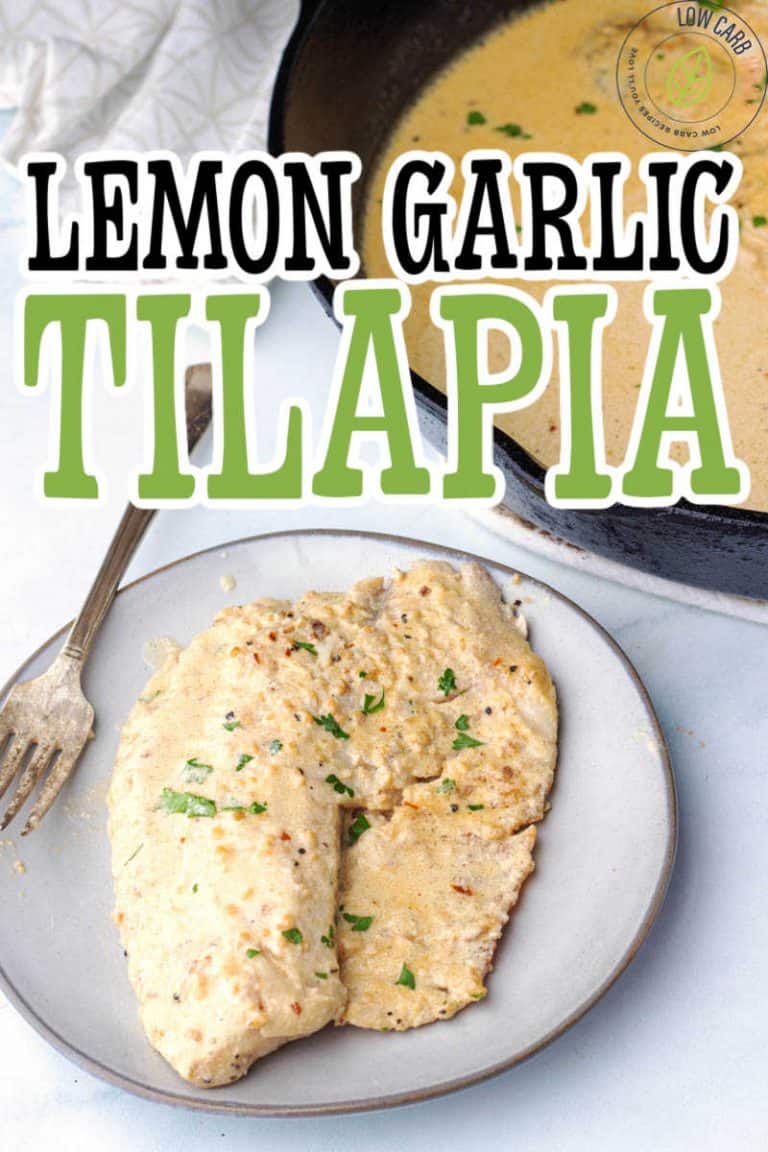 Easy Baked Lemon Garlic Tilapia • Low Carb Nomad