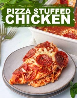 Pizza stuffed chicken RECIPE