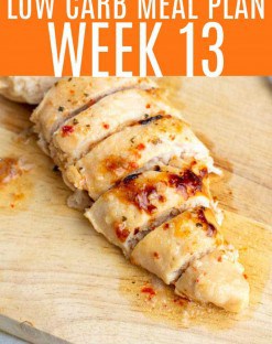 WEEK 13 LOW CARB MEAL PLAN