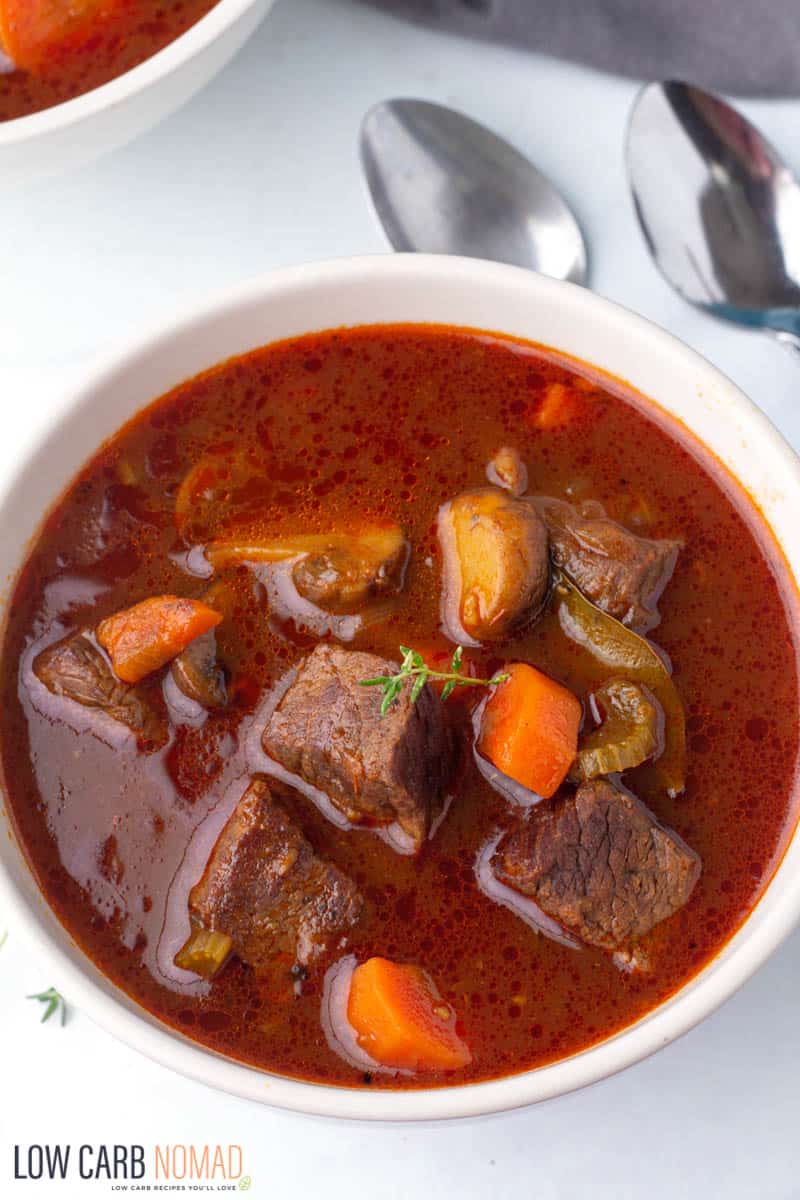 Keto Beef Stew • Low Carb Nomad