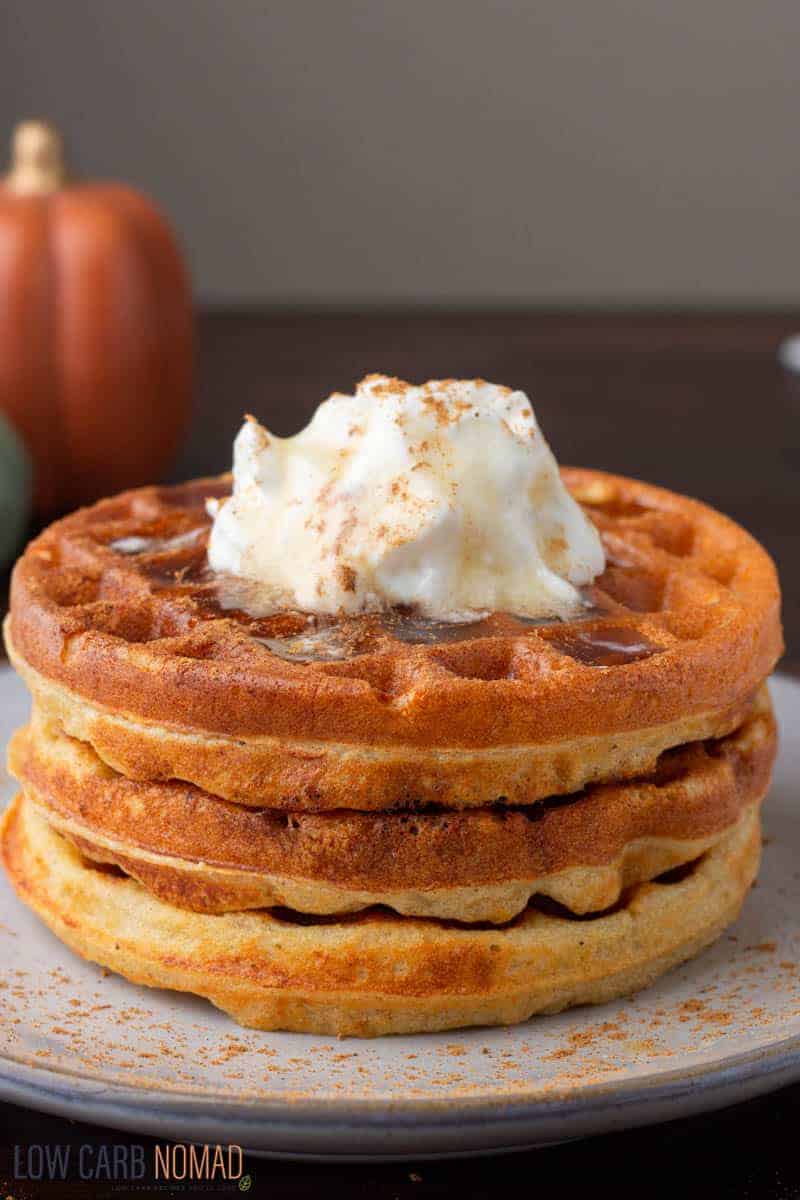 Keto Pumpkin Chaffle - Janelle Rohner