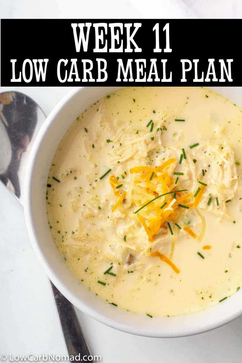 week 11 low carb meal plan
