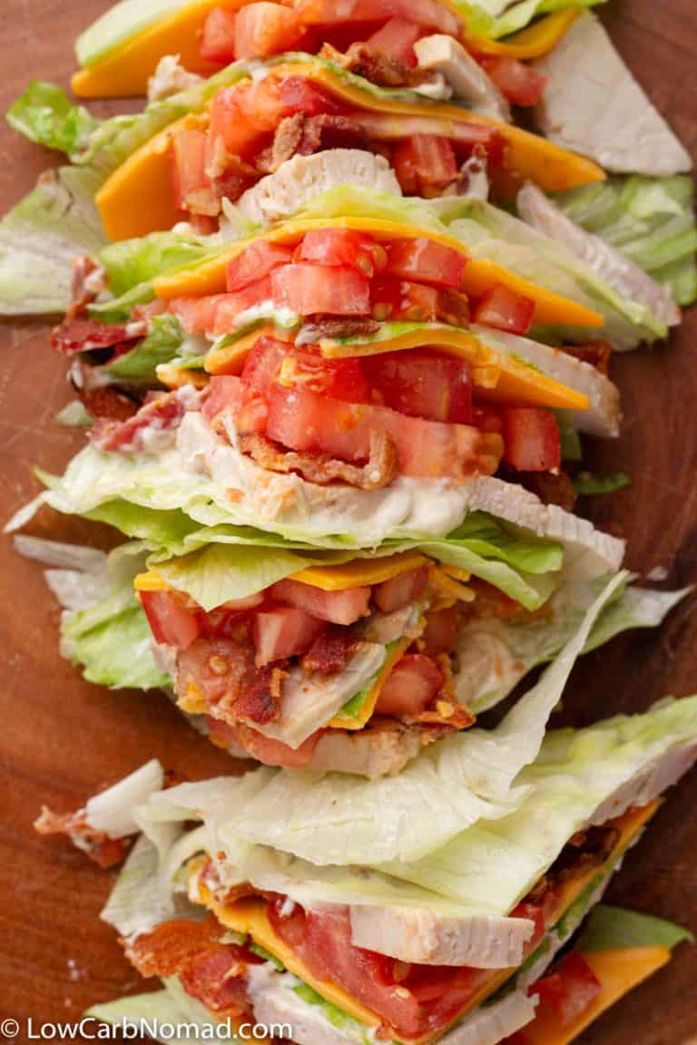 No Bread Turkey Club Sandwich • Low Carb Nomad