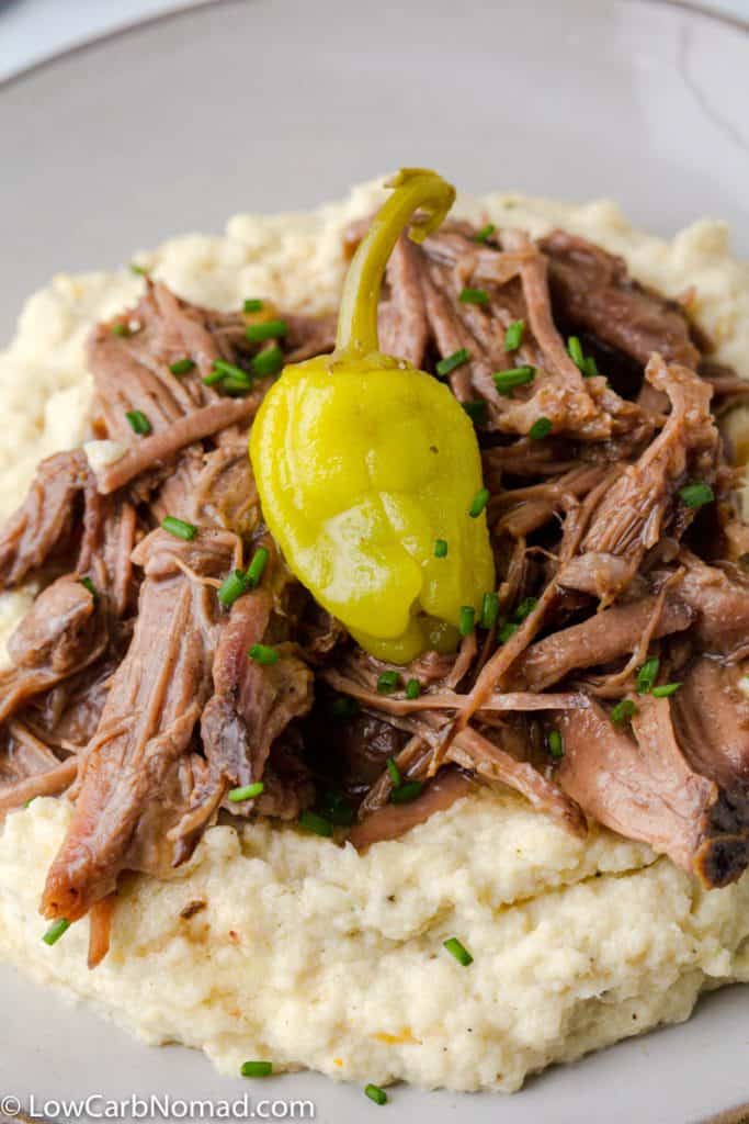 Slow Cooker Mississippi Pot Roast