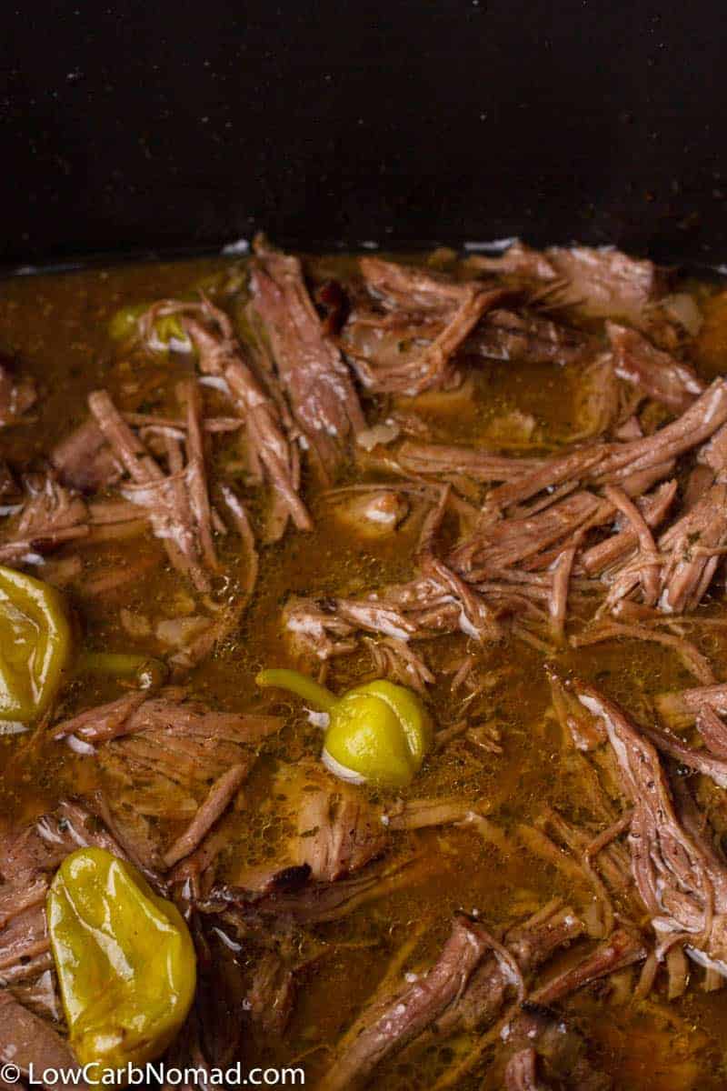 Slow Cooker Mississippi Pot Roast