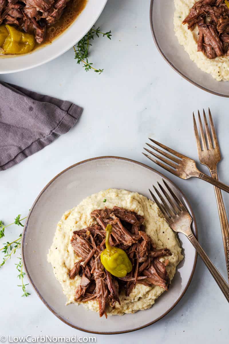 Slow Cooker Mississippi Pot Roast