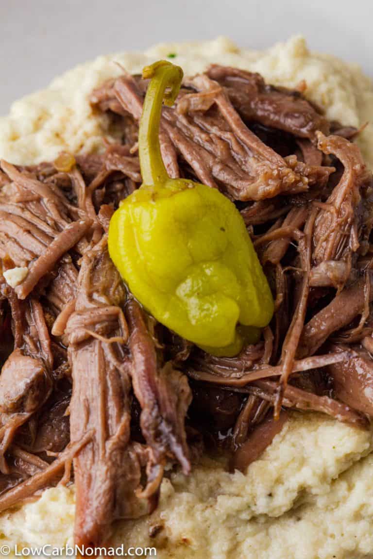 Slow Cooker Mississippi Pot Roast (Low Carb & Keto) • Low Carb Nomad