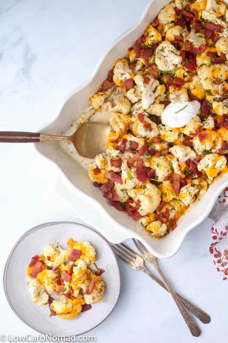 loaded cauliflower casserole