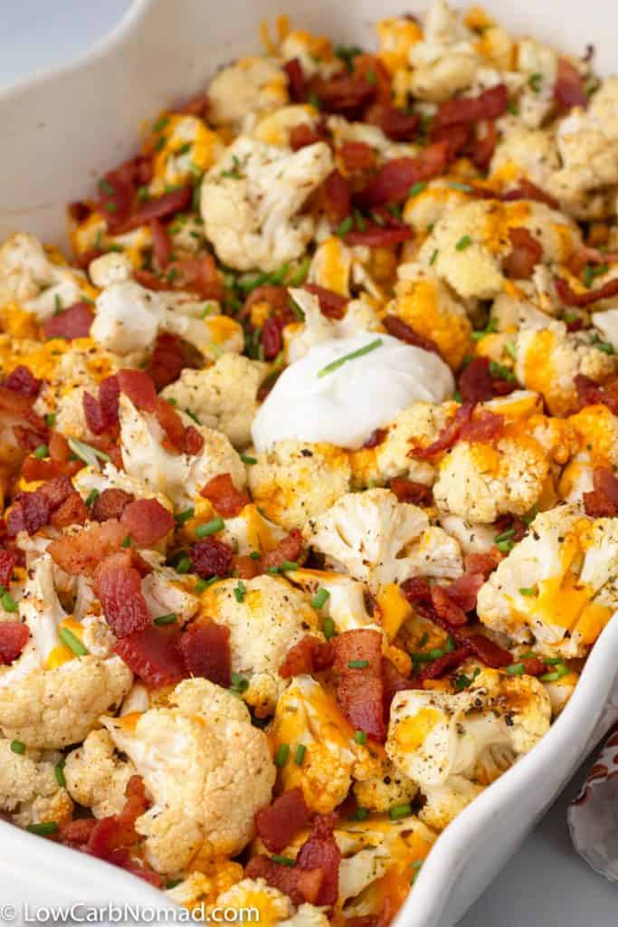 loaded cauliflower casserole