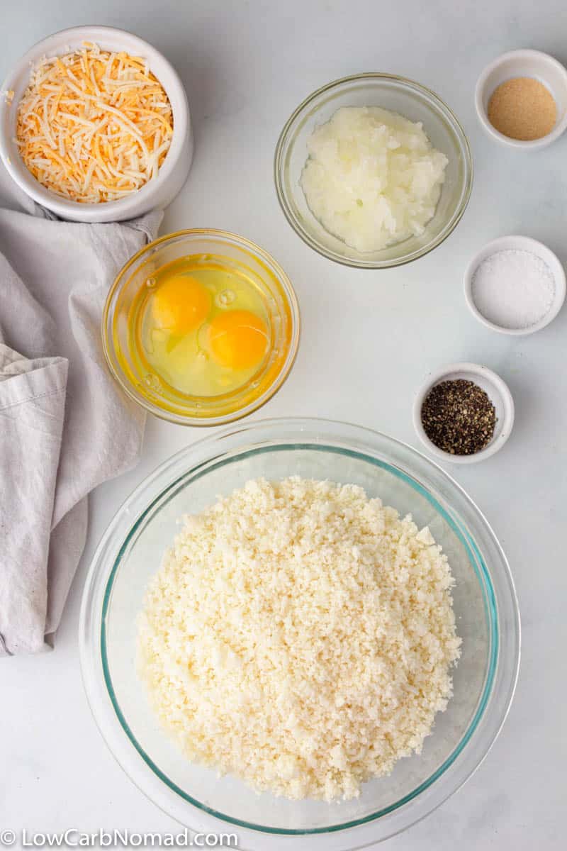 Cauliflower Hash browns ingredients