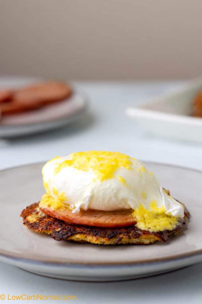 Low Carb and Keto Eggs Benedict • Low Carb Nomad