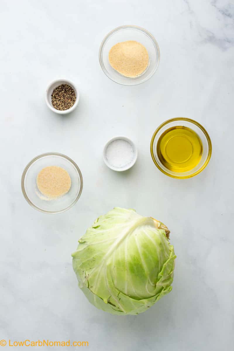 Roasted Cabbage Steaks ingredients