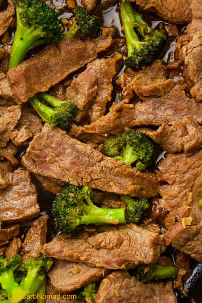 low carb beef and broccoli